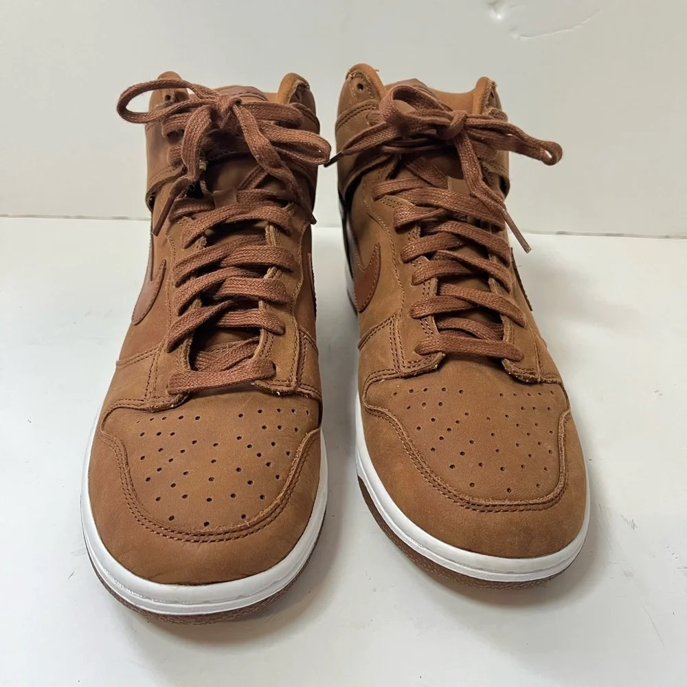 Nike Dunk High Premium Women's Sneakers Pecan Size 8.5